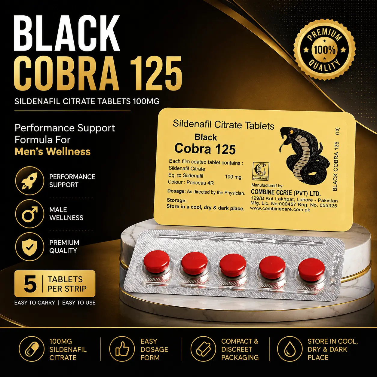 Black Cobra 125 Price In Pakistan - TeleDukan