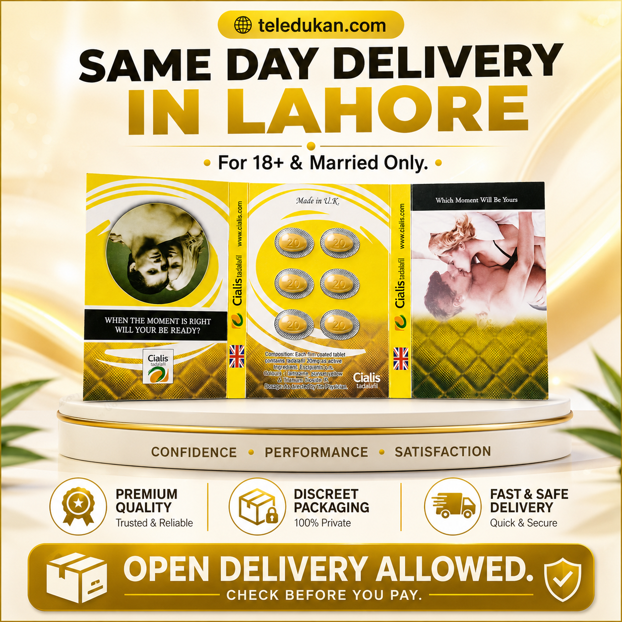 Cialis 6 Tablets - 20mg Price In Pakistan