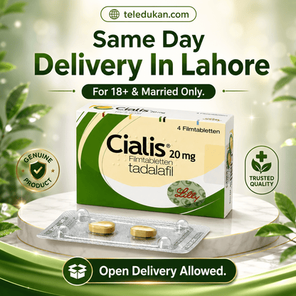 Cialis 20mg Tadalafil Film Tablets | Original Imported Tablets Online in Pakistan - TeleDukan