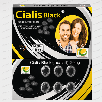 Cialis Black 6 Tablets 20mg – Long Lasting Performance - TeleDukan