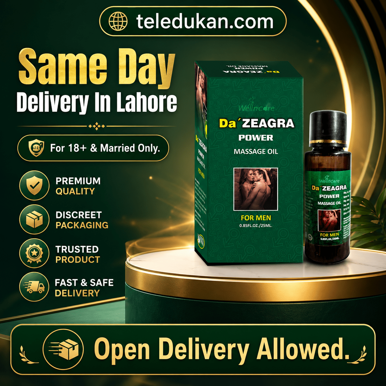 Da ZEAGRA Power Massage Oil Price In Pakistan - TeleDukan