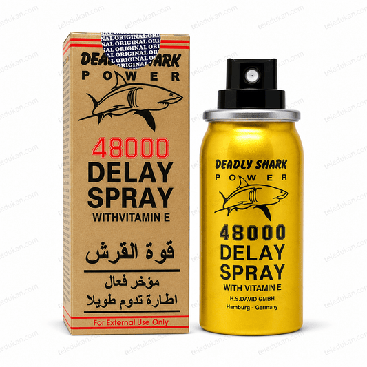 Deadly Shark Power 48000 Delay Spray for Men - TeleDukan
