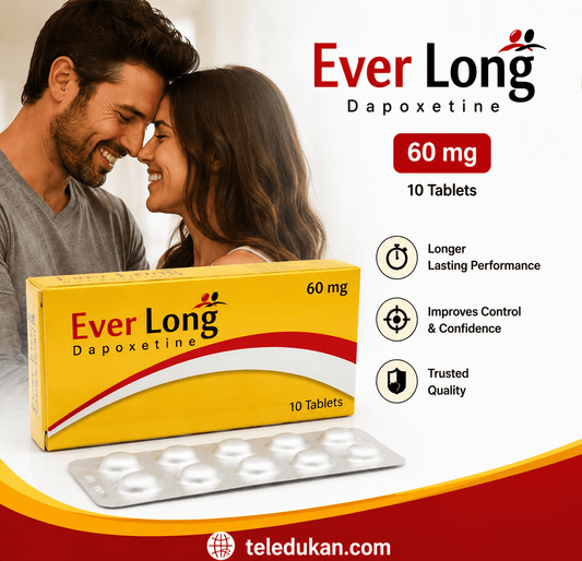 Everlong Dapoxetine 60mg Tablets Price In Pakistan – Men’s Timing Support - TeleDukan