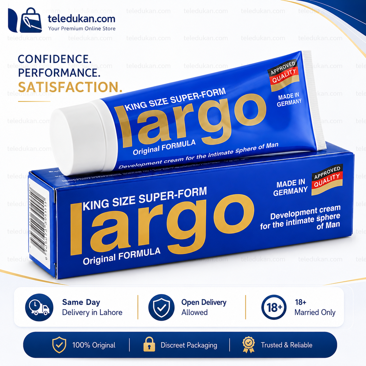 Original German Largo Cream for personal care in Pakistan