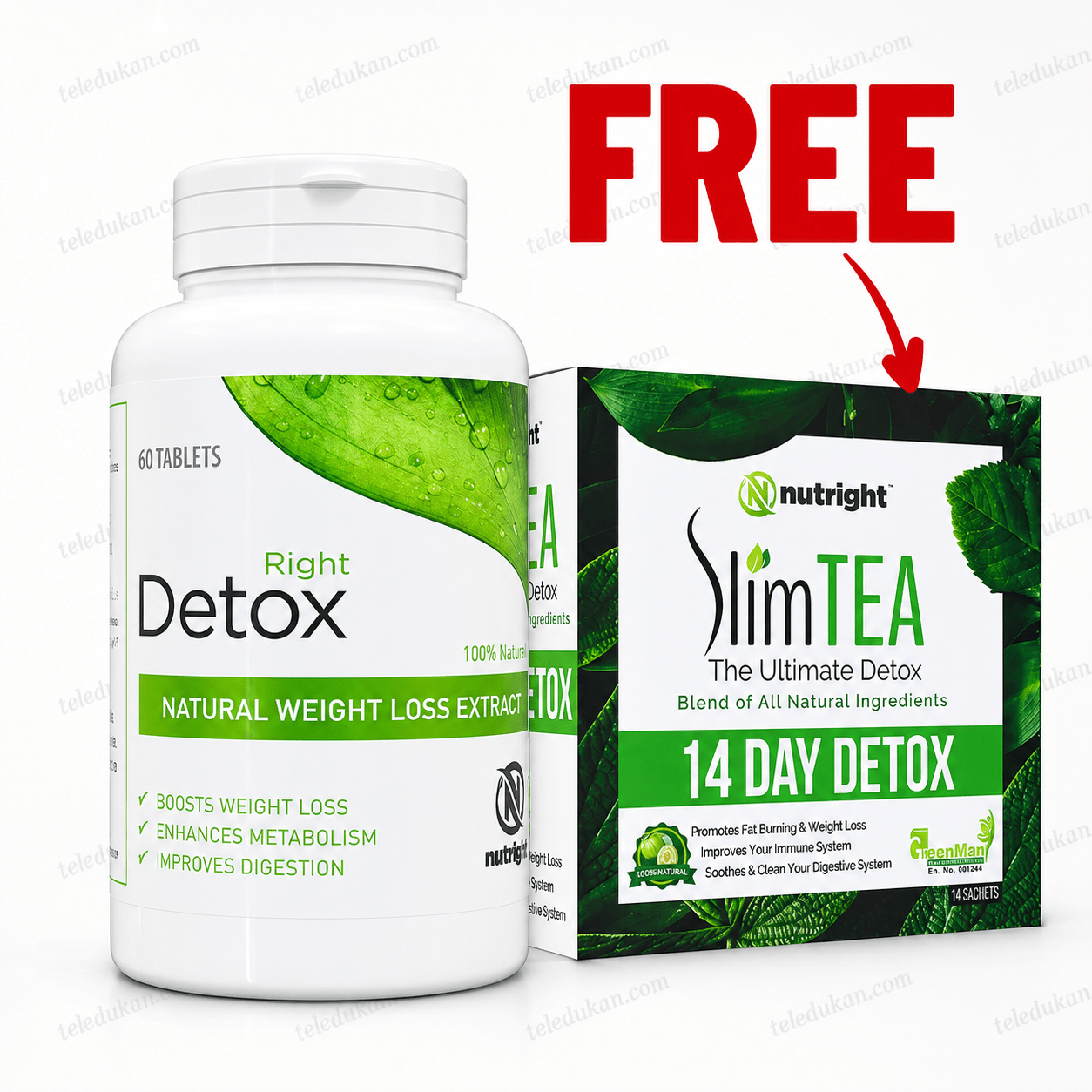 Right Detox Tablets 60 Tablets Price In Pakistan - TeleDukan