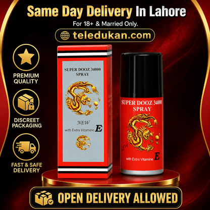 Super Dooz 34000 Delay Spray for Men – Pakistan - TeleDukan