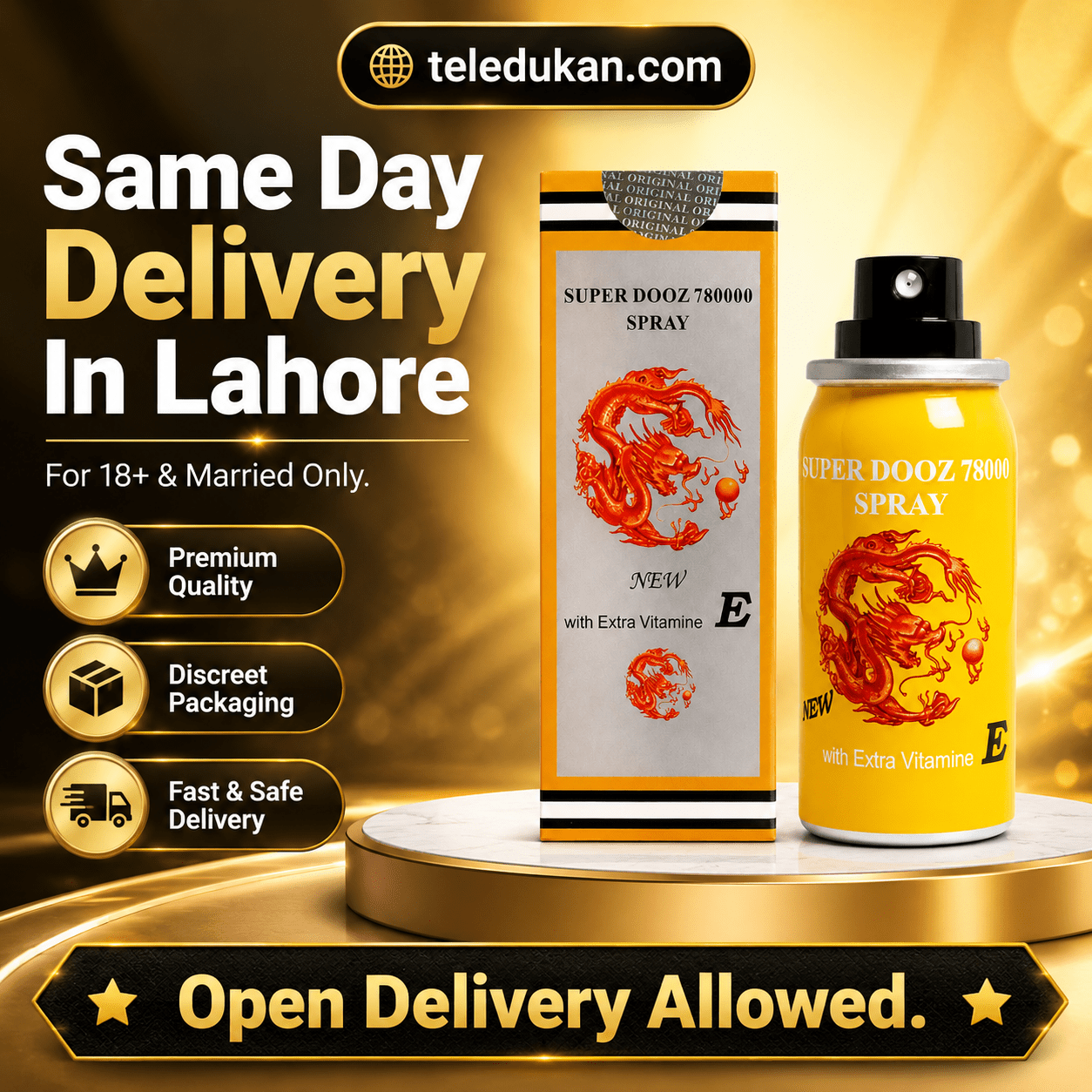 Super Dooz 780000 Spray Price in Pakistan – Buy Online - TeleDukan
