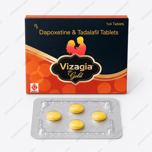 Vizagia Gold Price in Pakistan | Dapoxetine & Tadalafil Tablets | Same Day Delivery In Lahore - TeleDukan