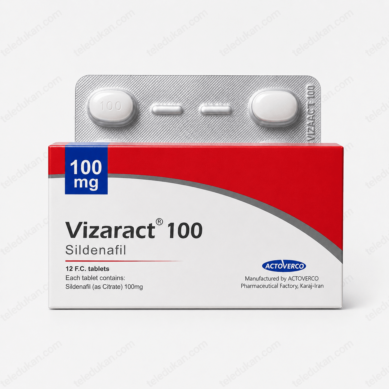 Vizaract 100 Sildenafil Tablets Price in Pakistan | Same Day Delivery Lahore - TeleDukan